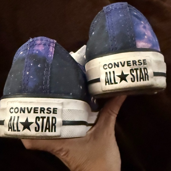 Converse Women’s Galaxy Purple Sneakers - Picture 8 of 9